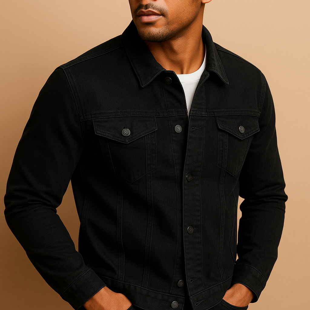 Tailored cotton button-up shirt for men with a classic collar and comfortable fit, ideal for work outfits, casual wear, and everyday styling.