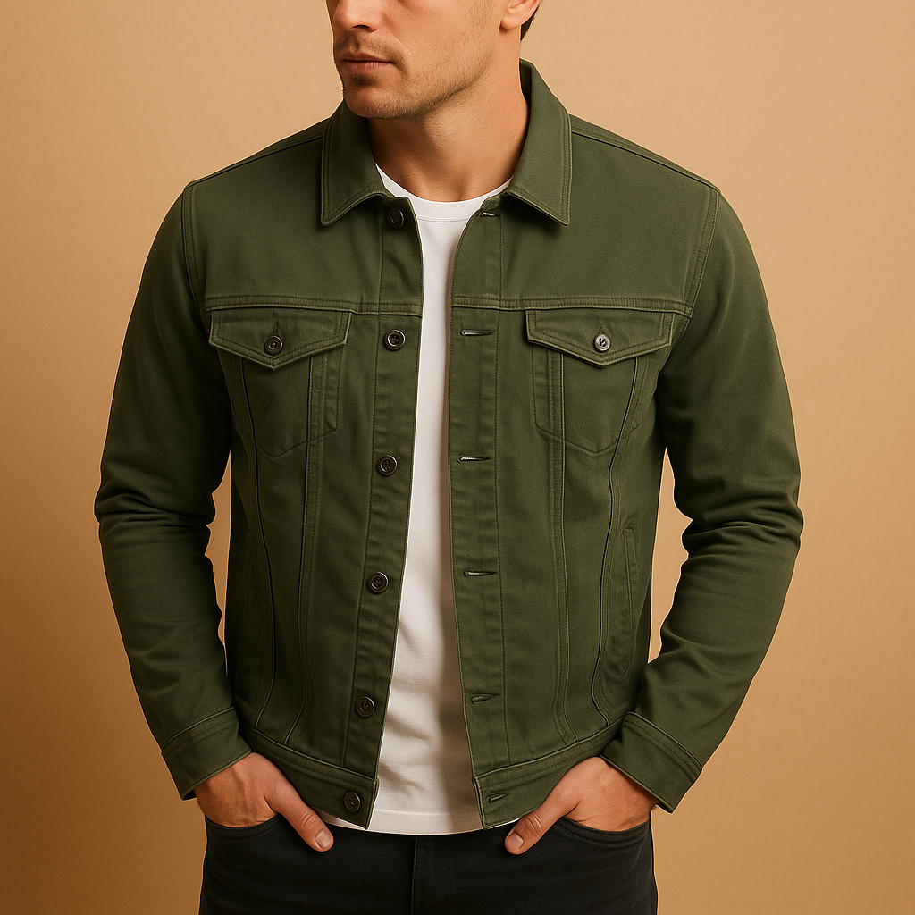 Classic Fit Men's Cotton Dress Shirt - VibreMode