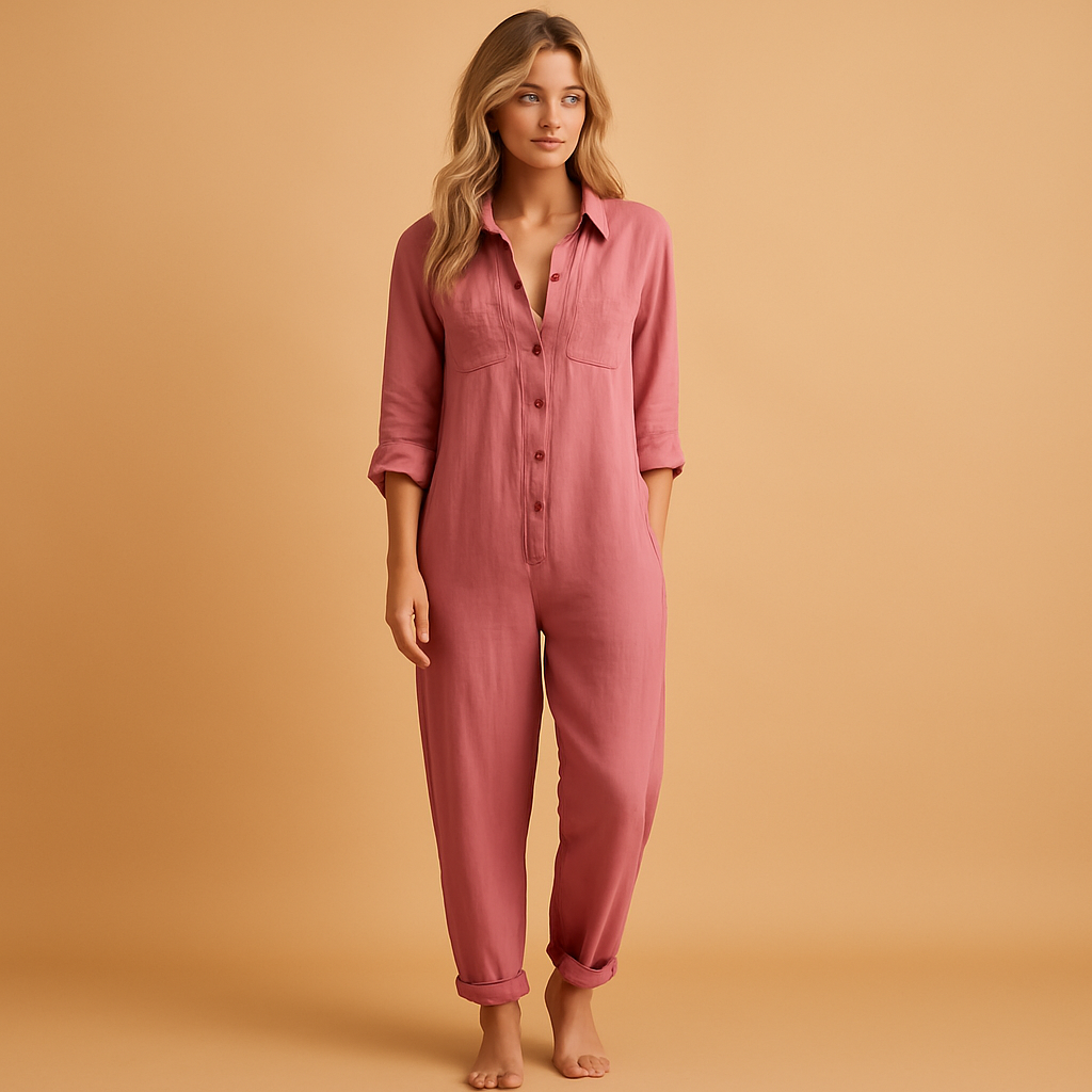 Fit and Flare Jumpsuit for Women - VibreMode