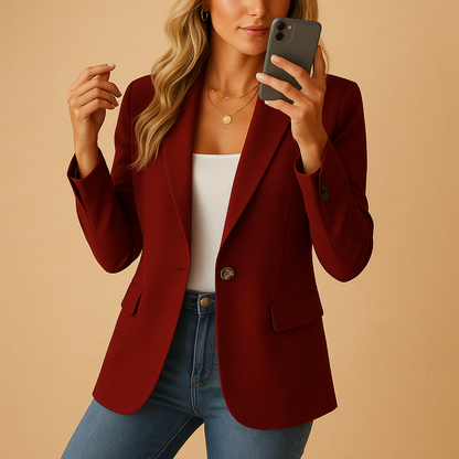 Women's Stretch Blazer Tailored Fit