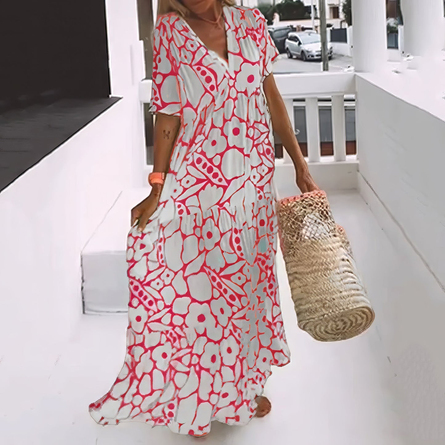 Trendy Floral Sundress