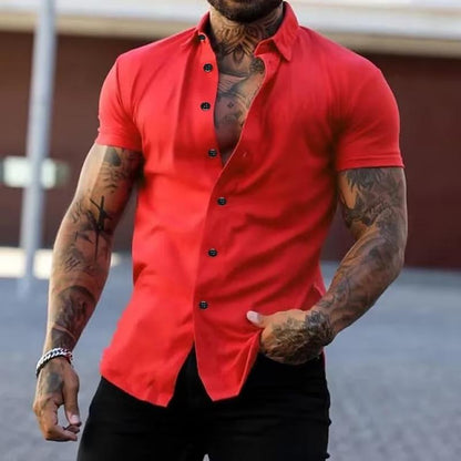 Image of Theodore | Men's Slim Fit Button-Down Shirt