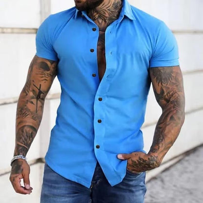 Image of Theodore | Men's Slim Fit Button-Down Shirt