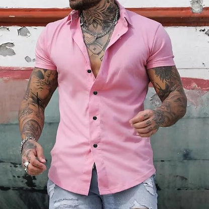 Image of Theodore | Men's Slim Fit Button-Down Shirt