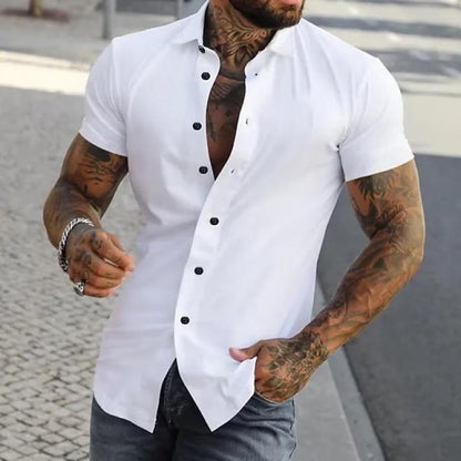 Image of Theodore | Men's Slim Fit Button-Down Shirt
