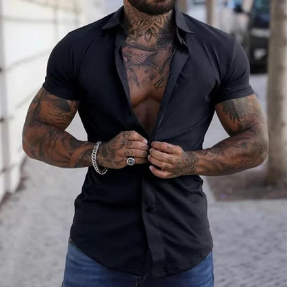 Image of Theodore | Men's Slim Fit Button-Down Shirt