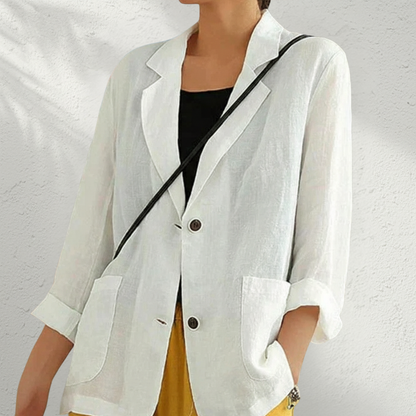 Women's Blazer Style Blouse - VibreMode