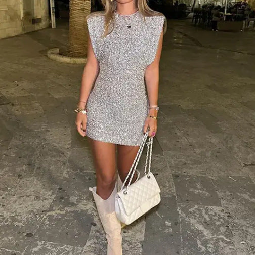 Image of Theresa | Women's Sleeveless Bodycon Mini Dress