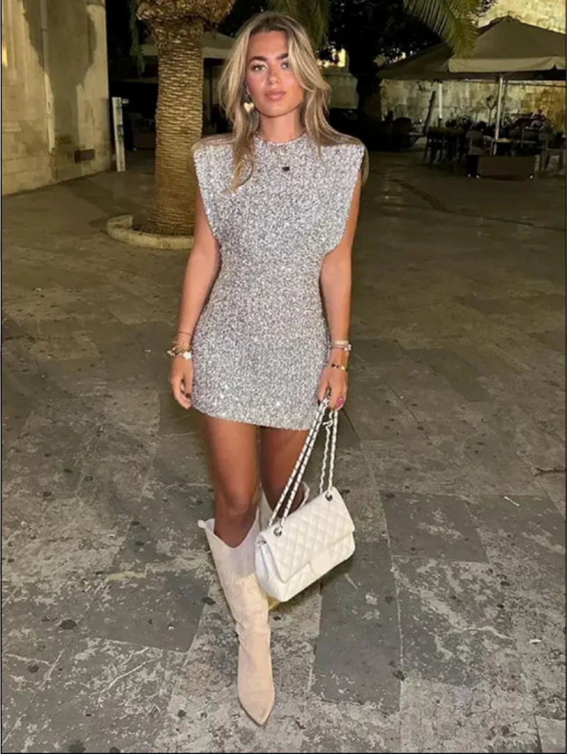 Image of Theresa | Women's Sleeveless Bodycon Mini Dress