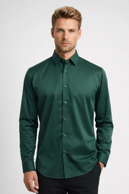 Tobias Men's Long Sleeve Button Up Shirt - VibreMode