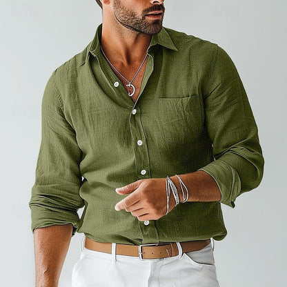 Image of Todd | Men's Long Sleeve Button-Down Shirt