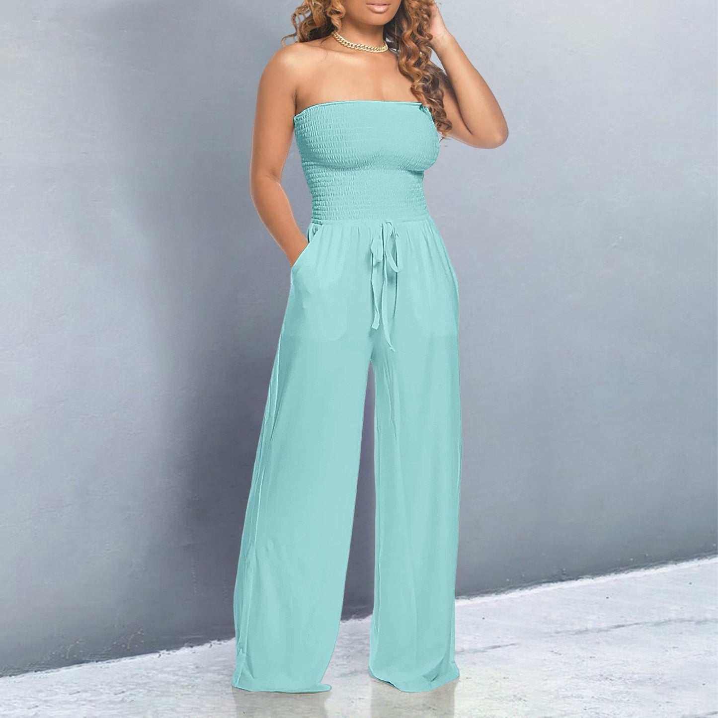 Fashionable Cold Shoulder Jumpsuit