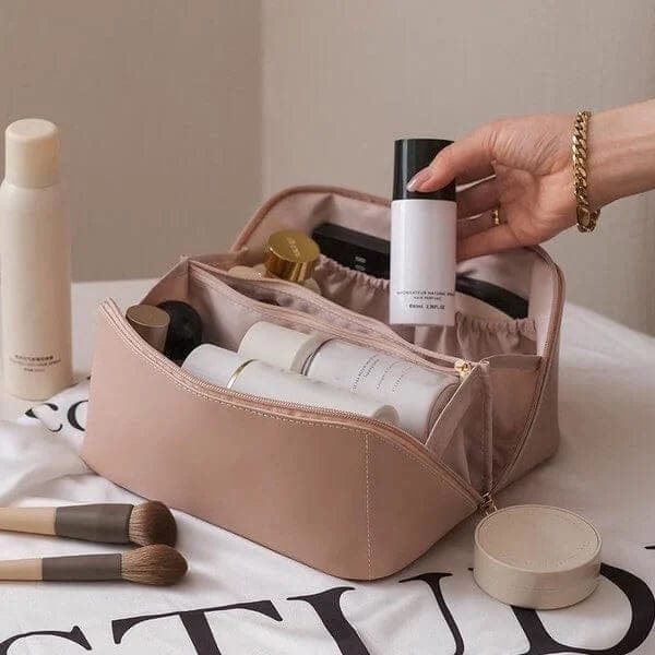 Leather Makeup Bag - VibreMode
