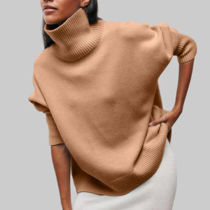 Women's Turtleneck Sweater Winter Knit