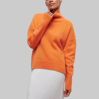 Women's Turtleneck Sweater Winter Knit