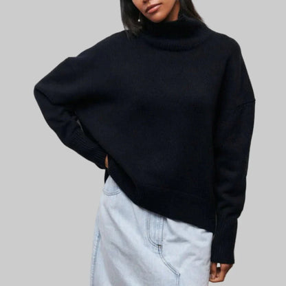 Women's Turtleneck Sweater Winter Knit