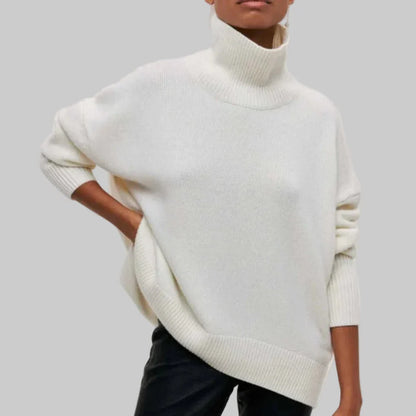 Women's Turtleneck Sweater Winter Knit