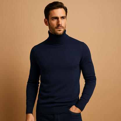 Men's Turtleneck Sweater - VibreMode