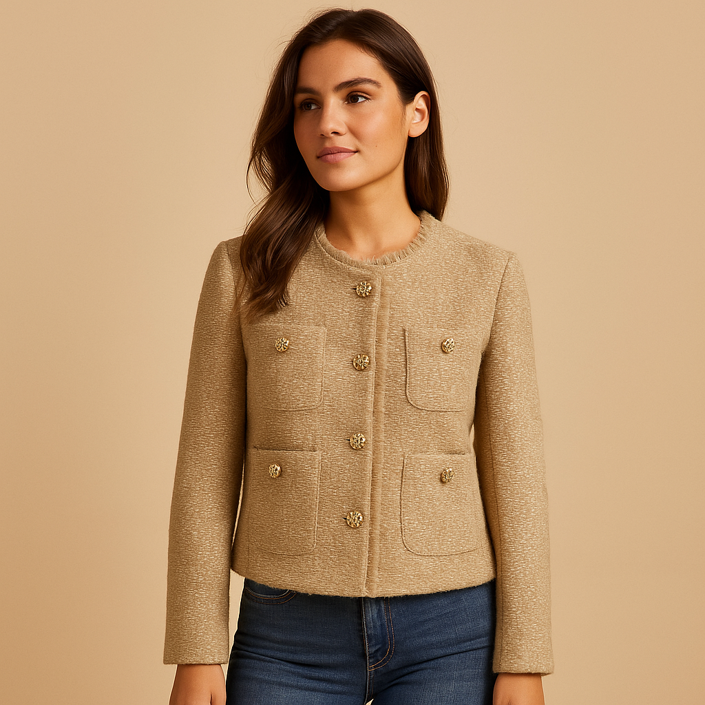 Classic Wool Blazer Coat for Women - VibreMode