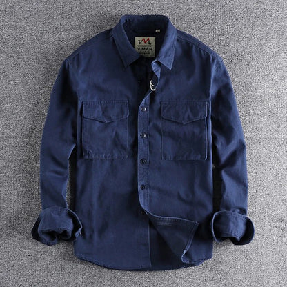 Men's Long Sleeve Utility Shirt - VibreMode