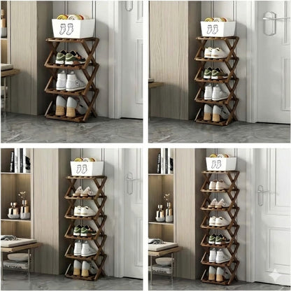 9 Tier Bamboo Storage Shelf No Assembly Required