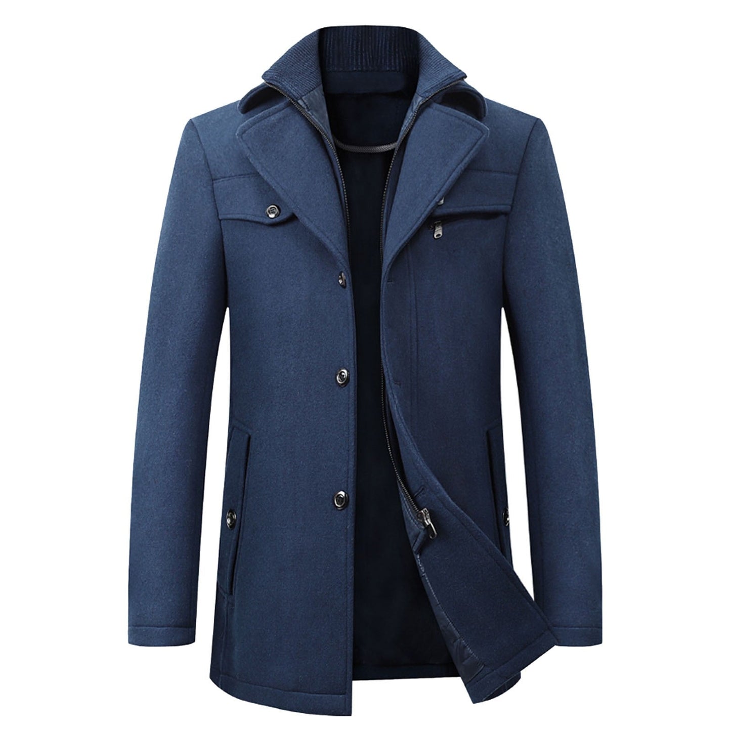 Elegant Double Collar Coat