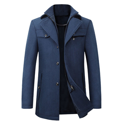 Elegant Double Collar Coat