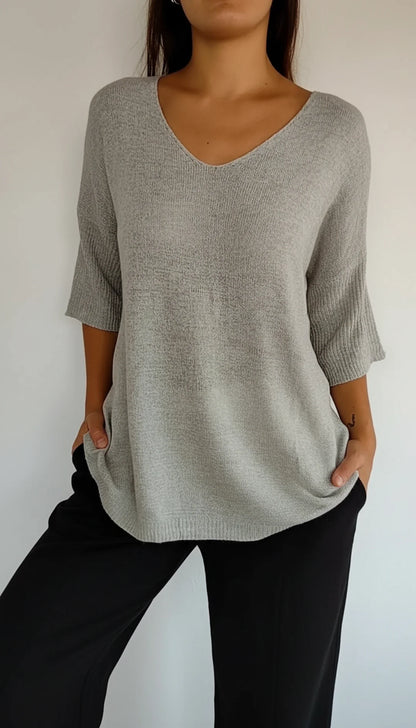 Women V-Neck Blouse