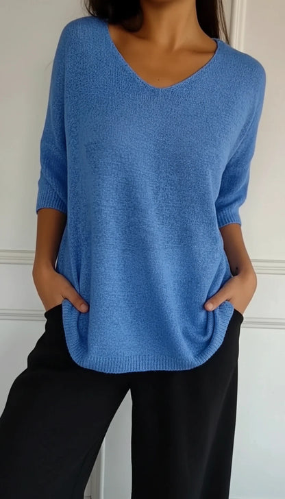 Women V-Neck Blouse