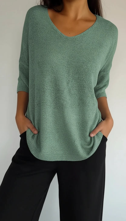Women V-Neck Blouse