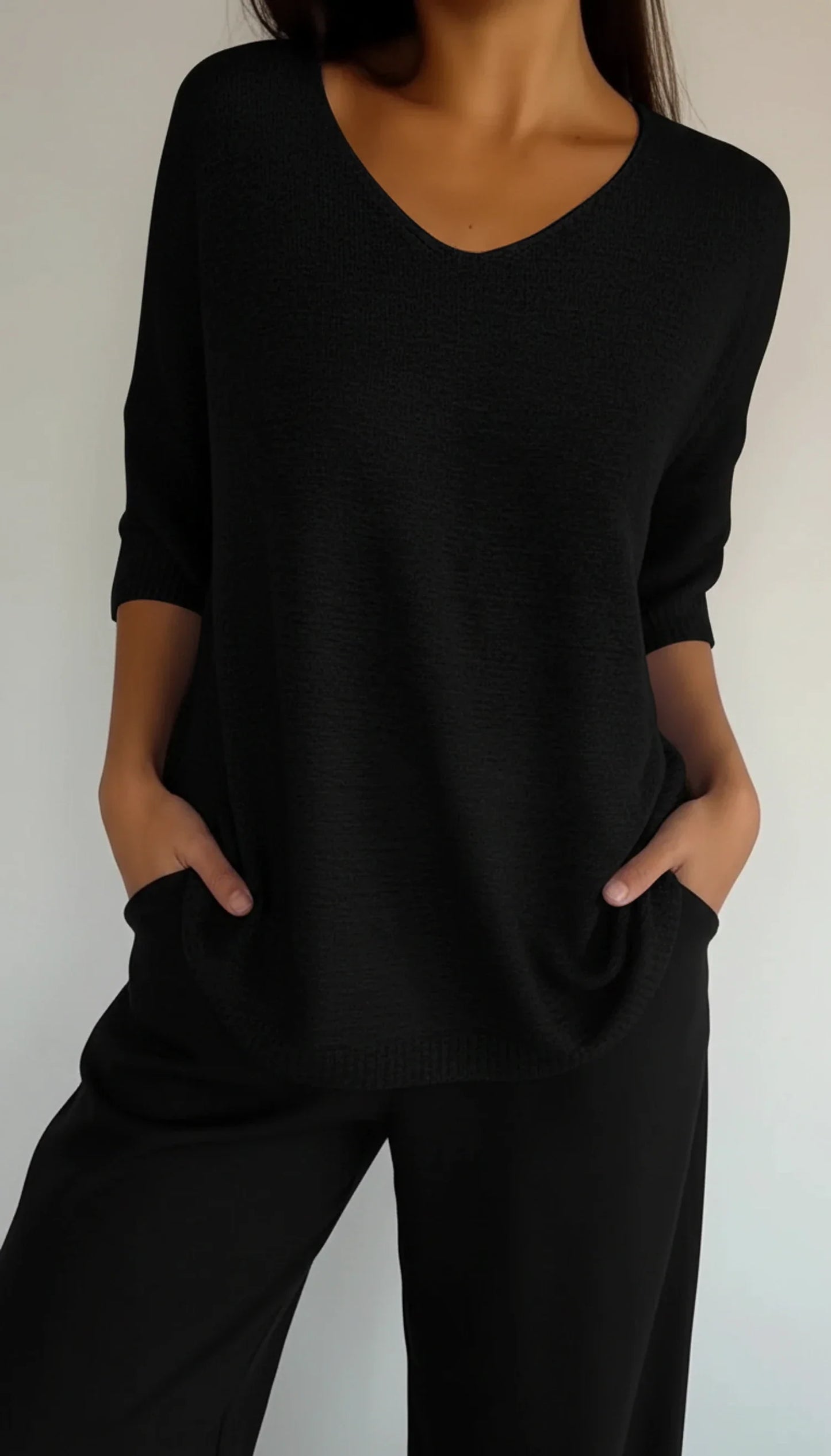 Women V-Neck Blouse