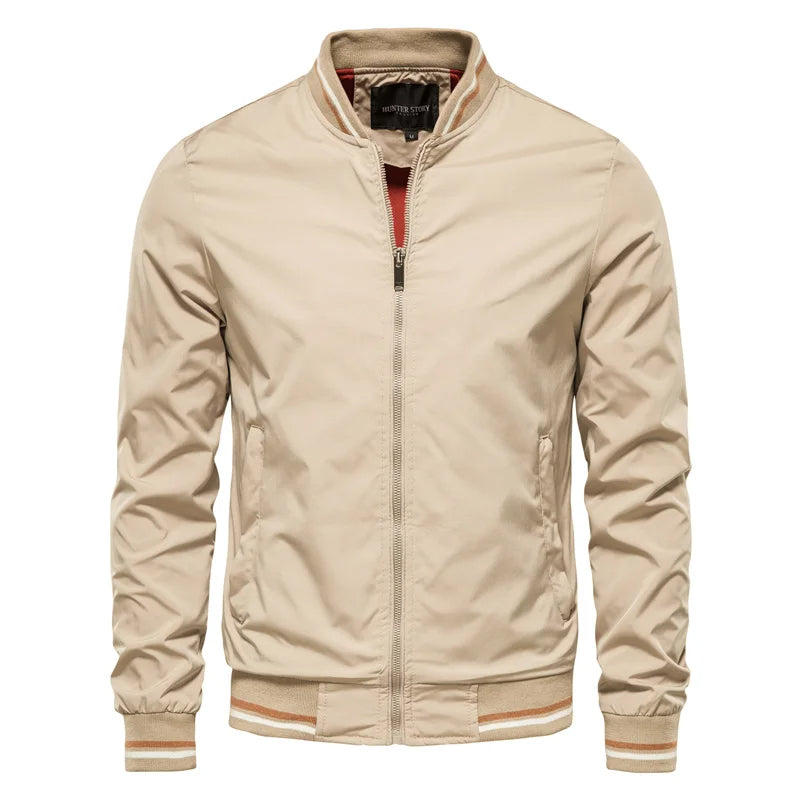 Lancaster Men's Lightweight Bomber Jacket - VibreMode