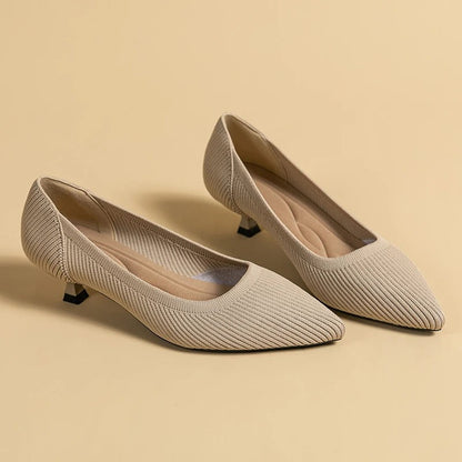 Cute Cat Heel Shoes
