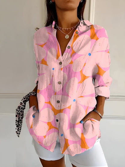 Women's Whimsical Print Blouse