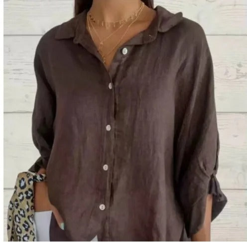 Casual Cotton Linen Shirt