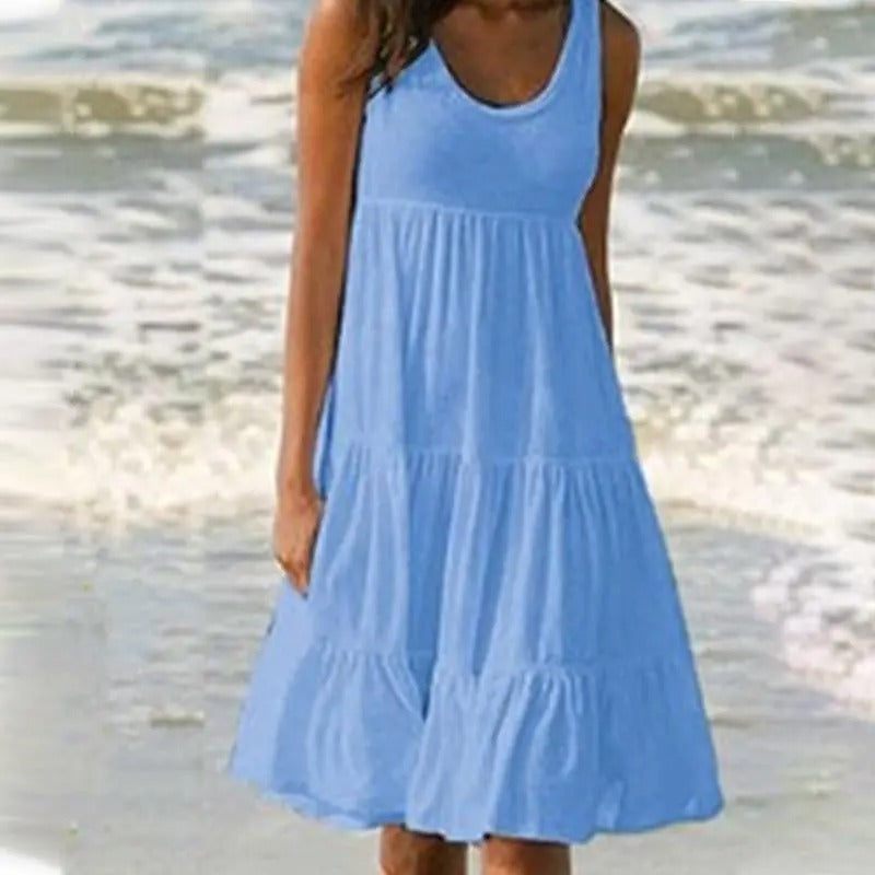 Women's Bodycon Dress Open Back Solid