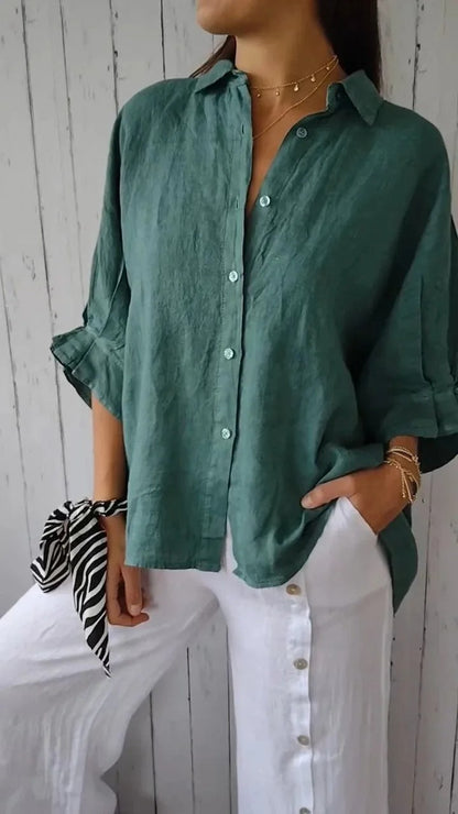Casual Cotton Linen Shirt