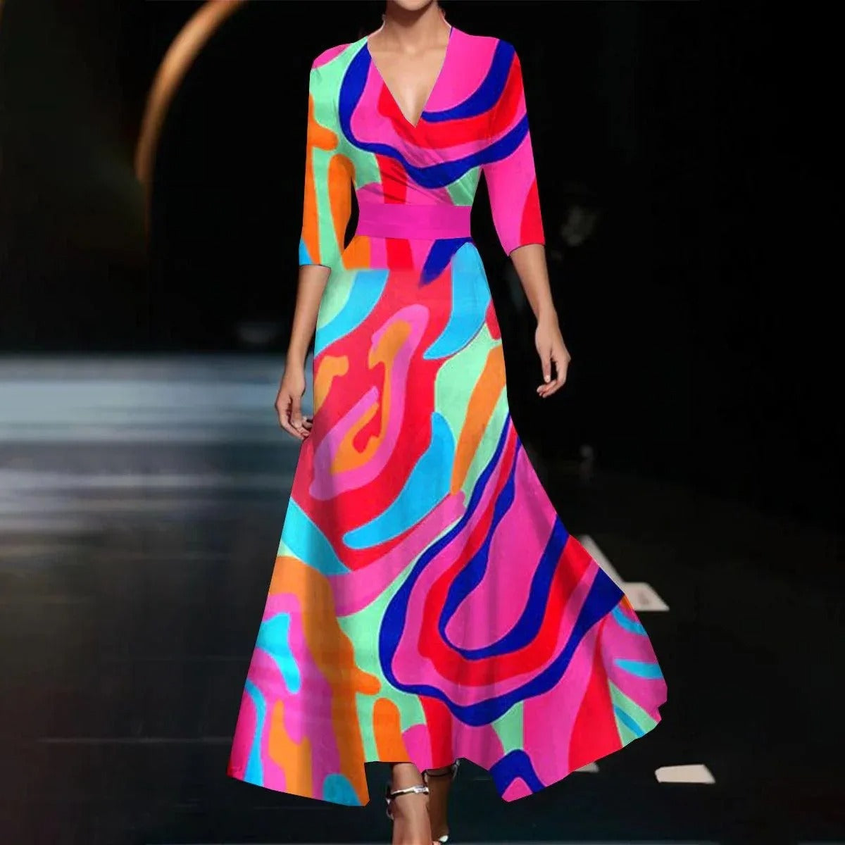 Beautiful Print Midi Sundress