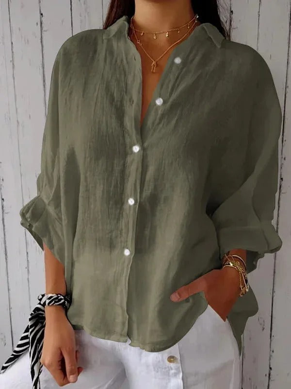 Casual Cotton Linen Shirt