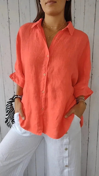 Casual Cotton Linen Shirt