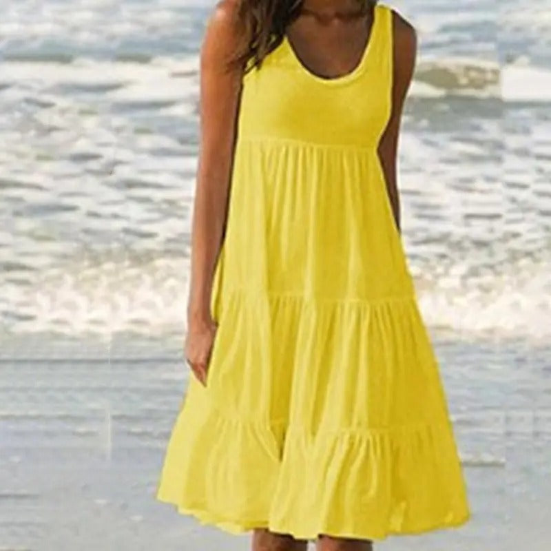 Women's Bodycon Dress Open Back Solid