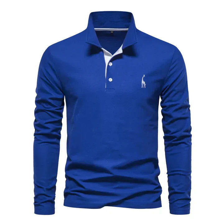 Men's Long-Sleeved Polo Shirt