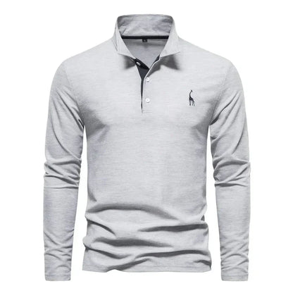 Men's Long-Sleeved Polo Shirt