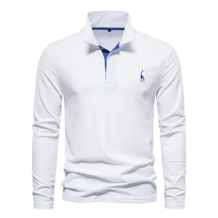 Men's Long-Sleeved Polo Shirt