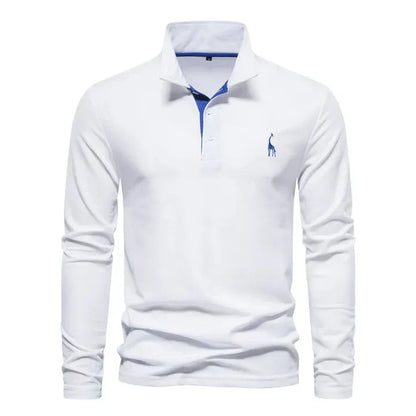 Men's Long-Sleeved Polo Shirt