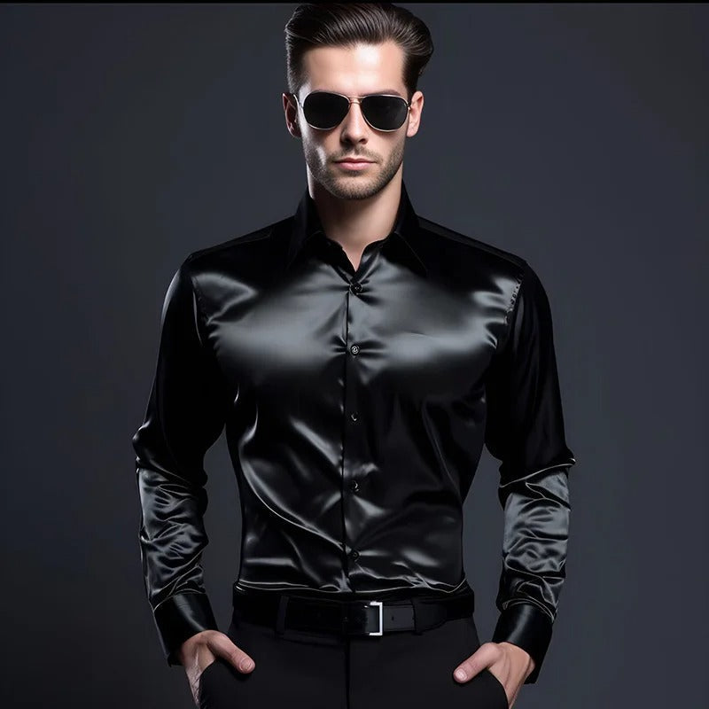 Men's Dress Shirt Shiny Finish - VibreMode
