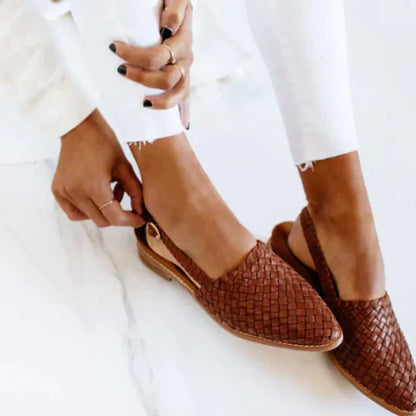 Handmade Leather Flat Sandals