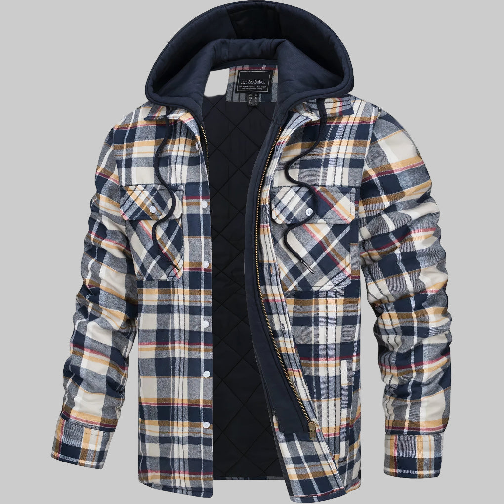 Men's Autumn Jacket Elegant Outerwear - VibreMode