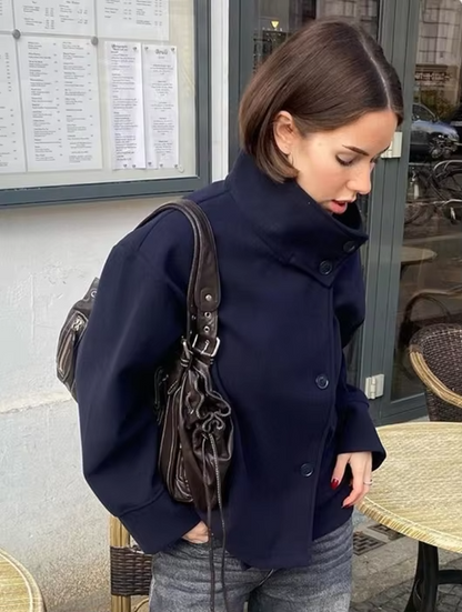 Women's Double Button Short Coat