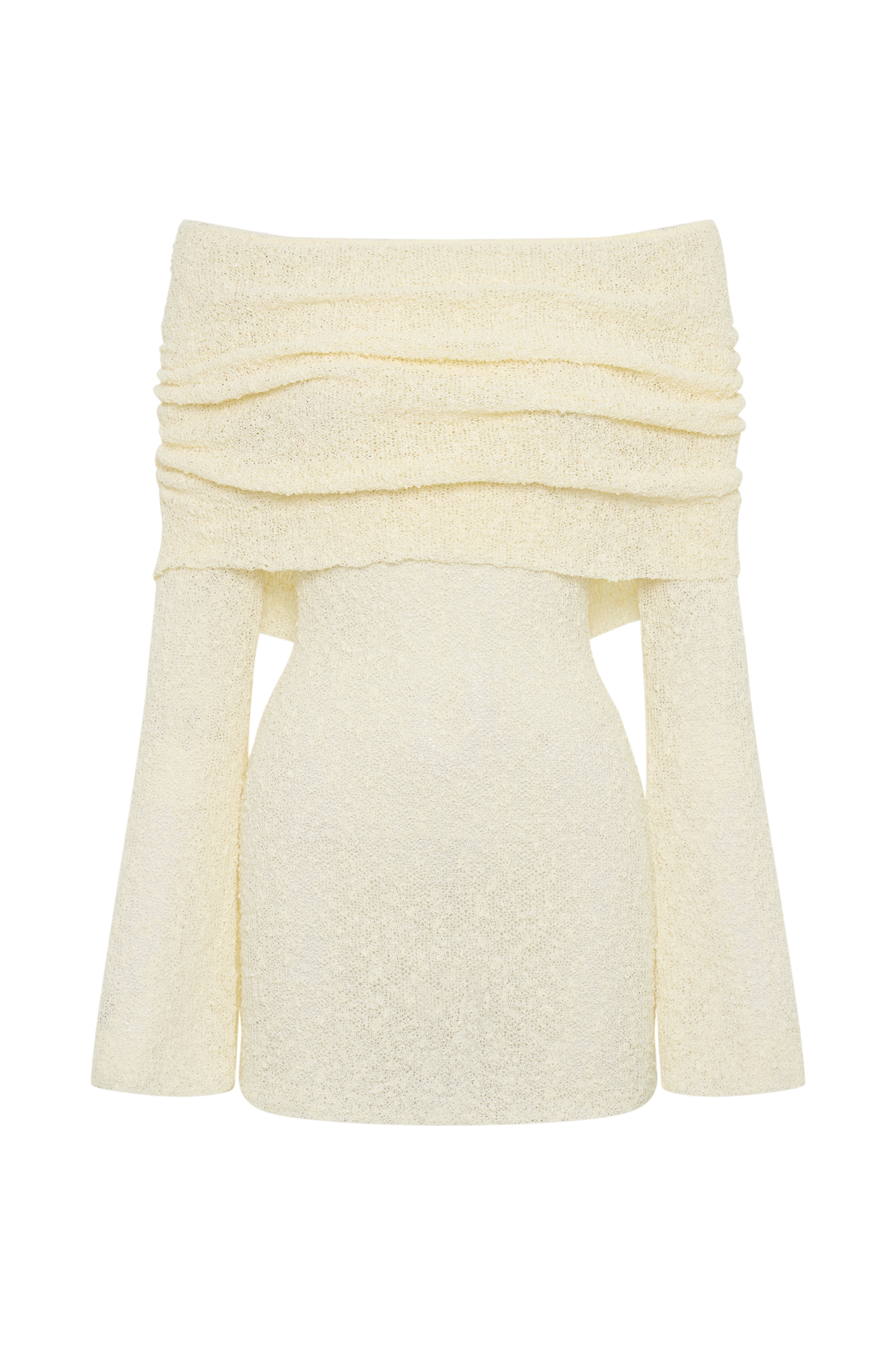Image of Veronica | Women's Fitted Off-Shoulder Mini Dress